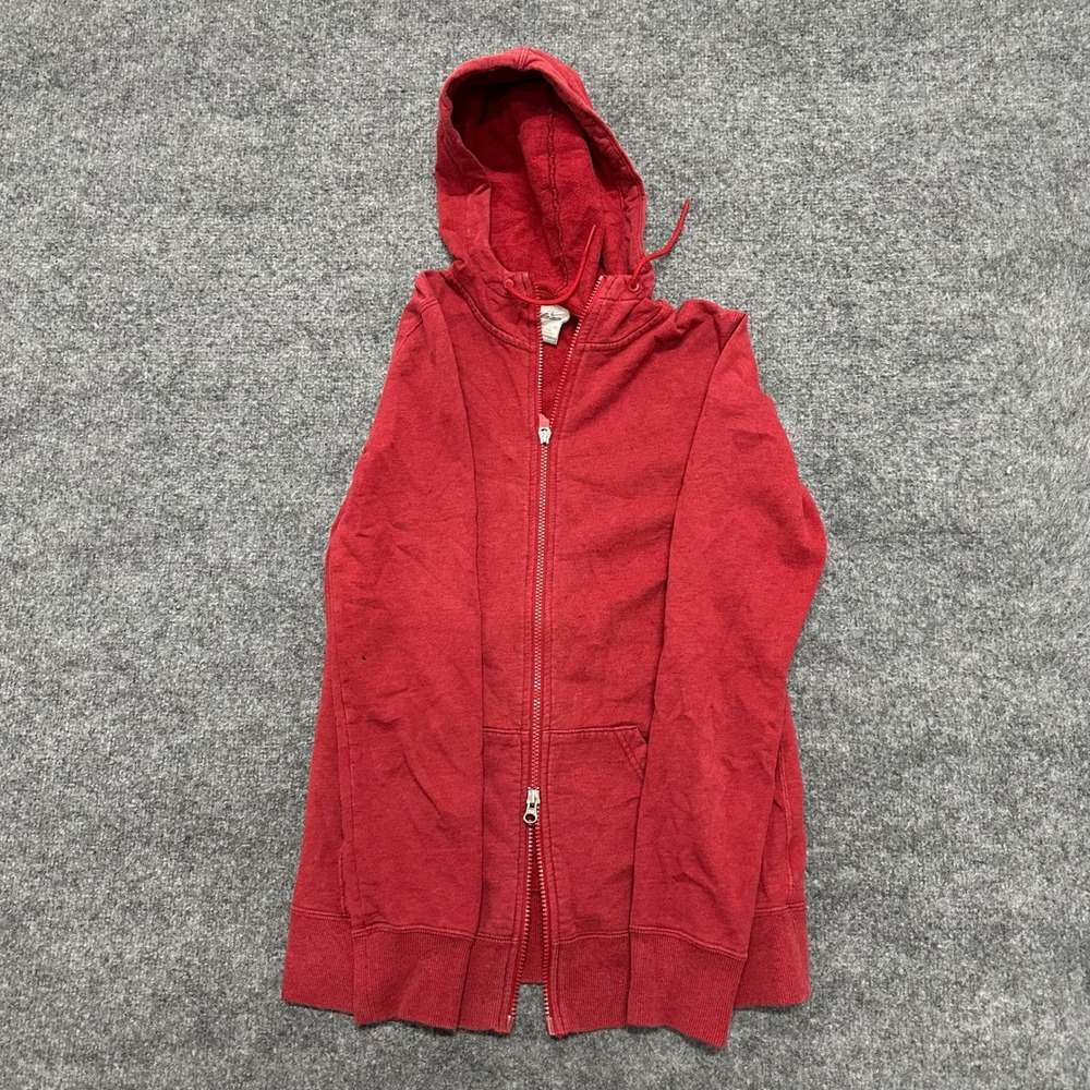 Nike Hoodie Womens Size Small Red Organic Cotton Zip Up 6.0 Athletic Sweatshirt